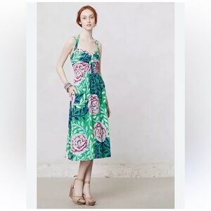 Anthropologie Moulinette Soeurs Midi Dress